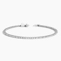 14K White Gold Round Diamond Tennis Bracelet